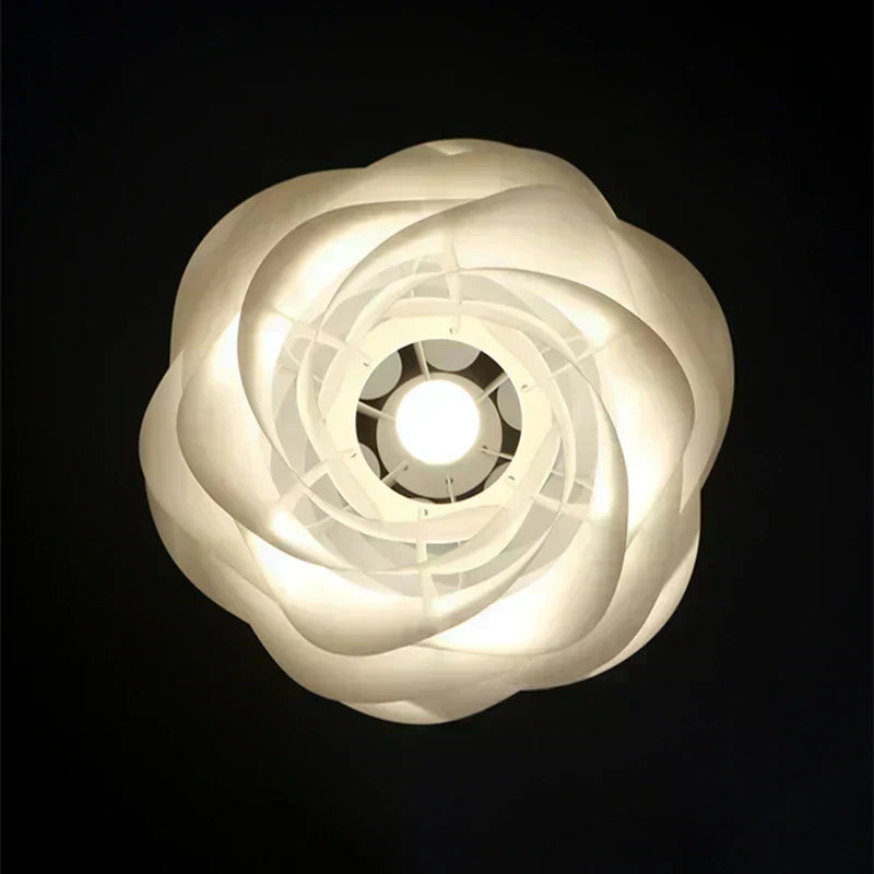 Liora Rosary Glass Ceiling Light With Floral Glow Ambience | Lersk