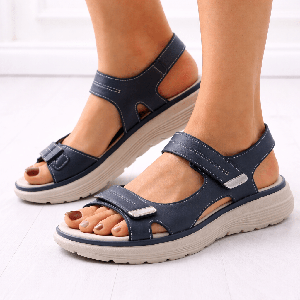 Women's Orthopedic Platform Sandals With Adjustable Fit For Comfortable Support | Lersk