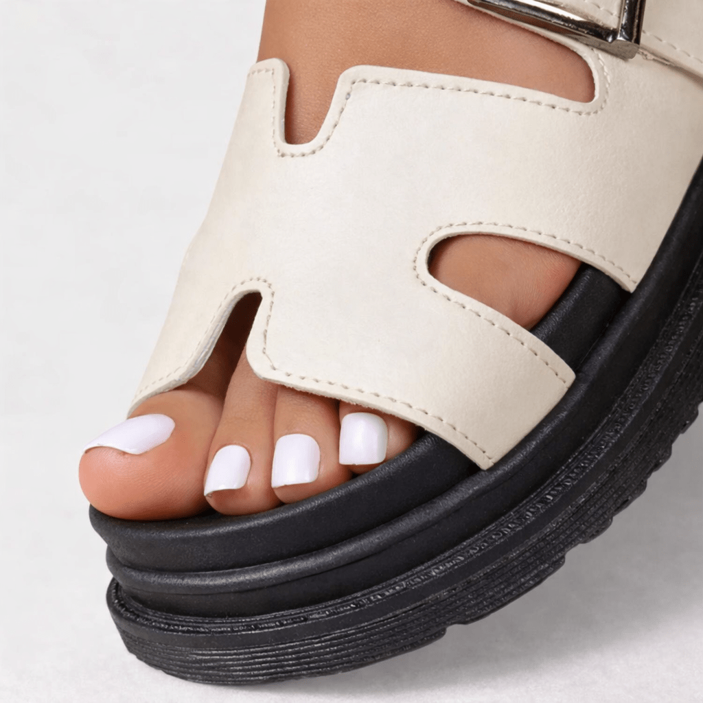 Adjustable Women's Slip On Sandals With Thick Sole For Summer | Lersk