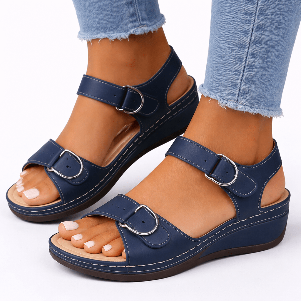Women's Walking Sandals With Orthopedic Wedge Heel For Comfortable Fit | Lersk
