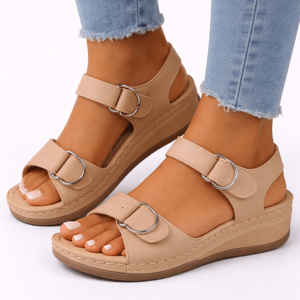 Women's Walking Sandals With Orthopedic Wedge Heel For Comfortable Fit | Lersk