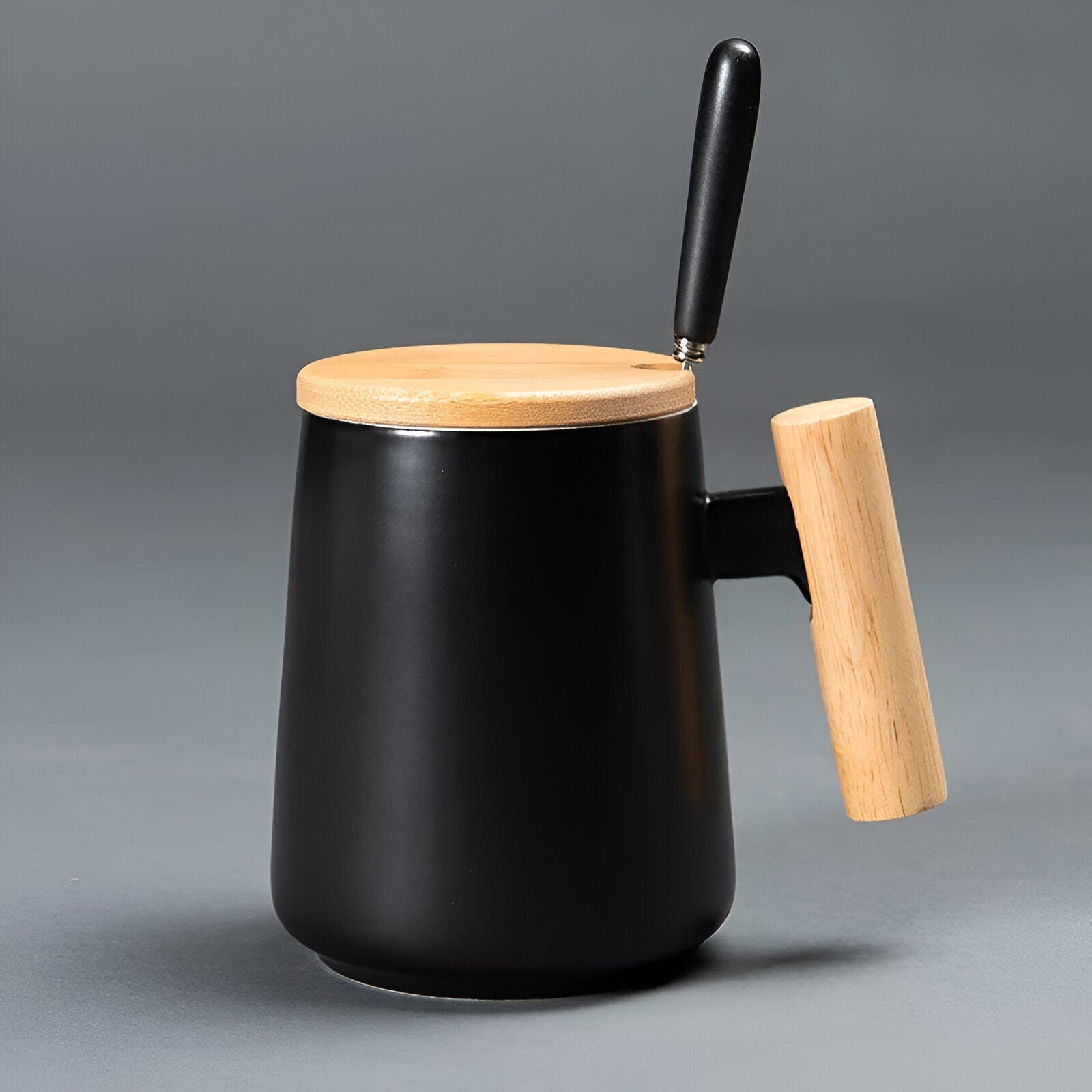 Keramiktasse mit Holzgriff | Lersk