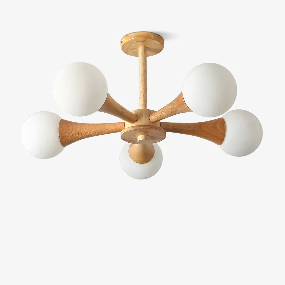 SylvaLume Wooden Pendant Lamp | Elegant Hanging Light | Lersk