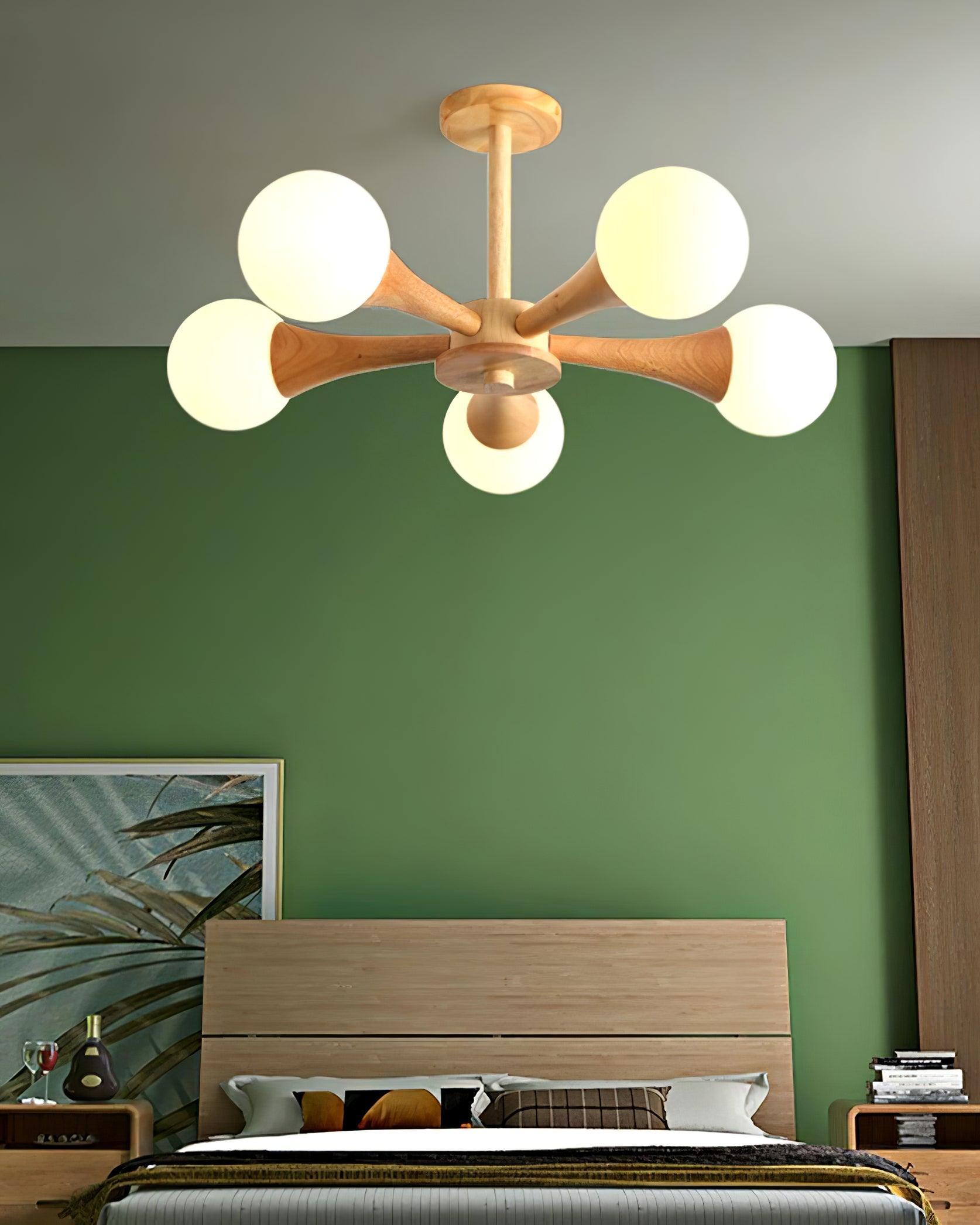 SylvaLume Wooden Pendant Lamp | Elegant Hanging Light | Lersk