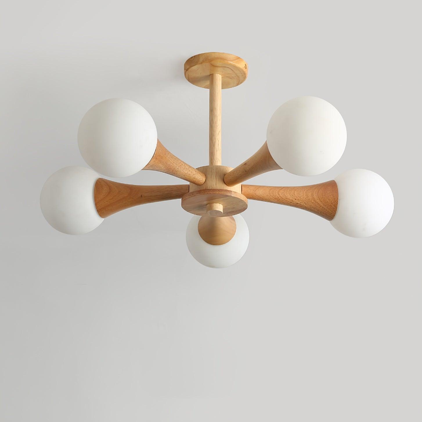 SylvaLume Wooden Pendant Lamp | Elegant Hanging Light | Lersk