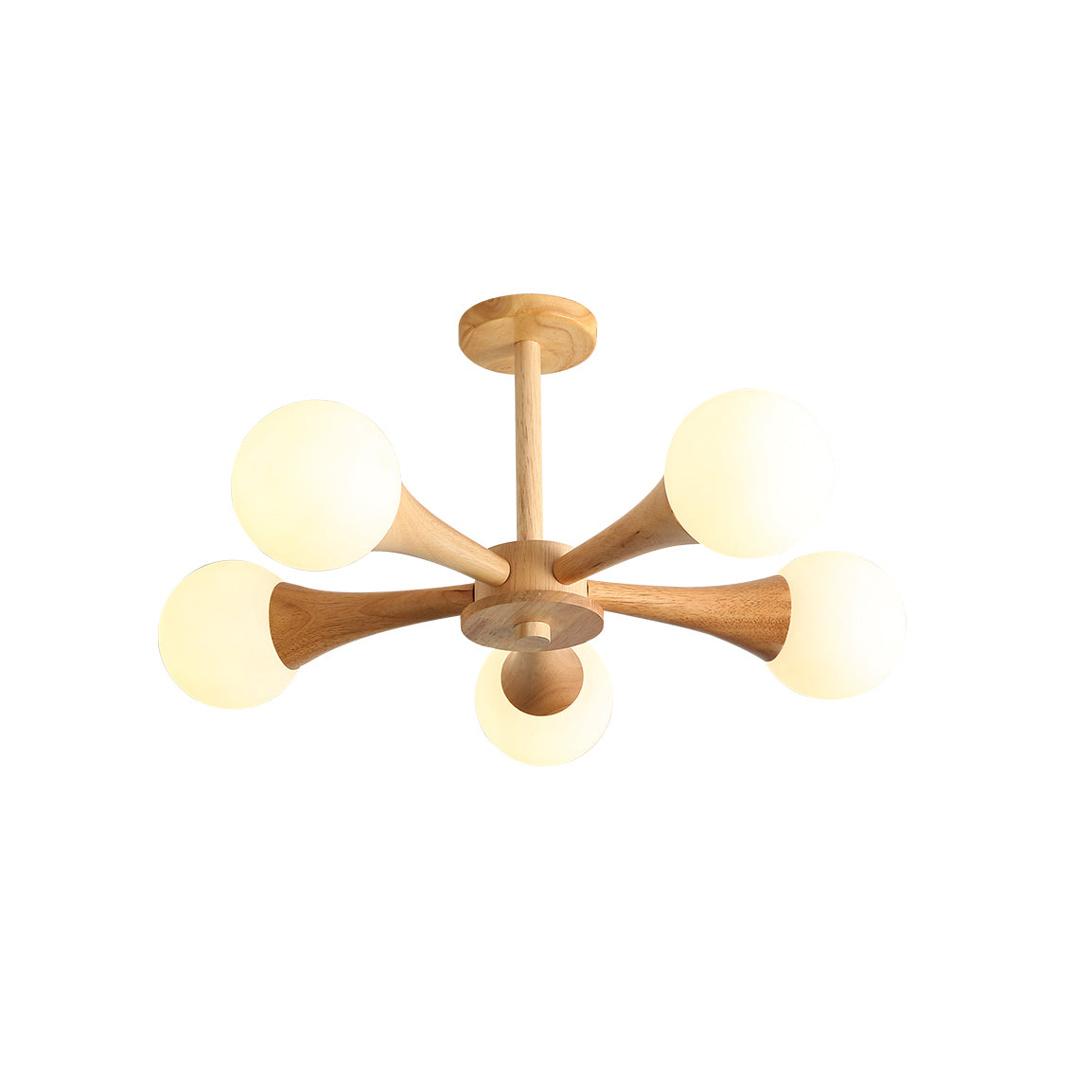 SylvaLume Wooden Pendant Lamp | Elegant Hanging Light | Lersk
