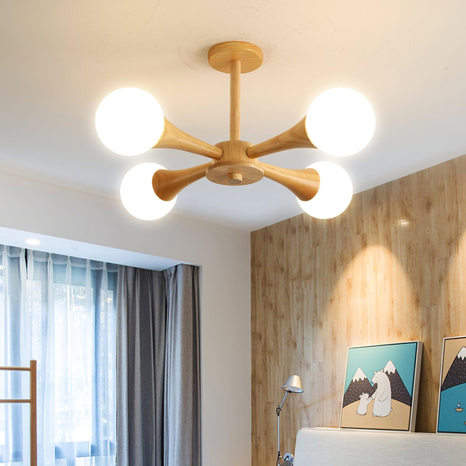 SylvaLume Wooden Pendant Lamp | Elegant Hanging Light | Lersk