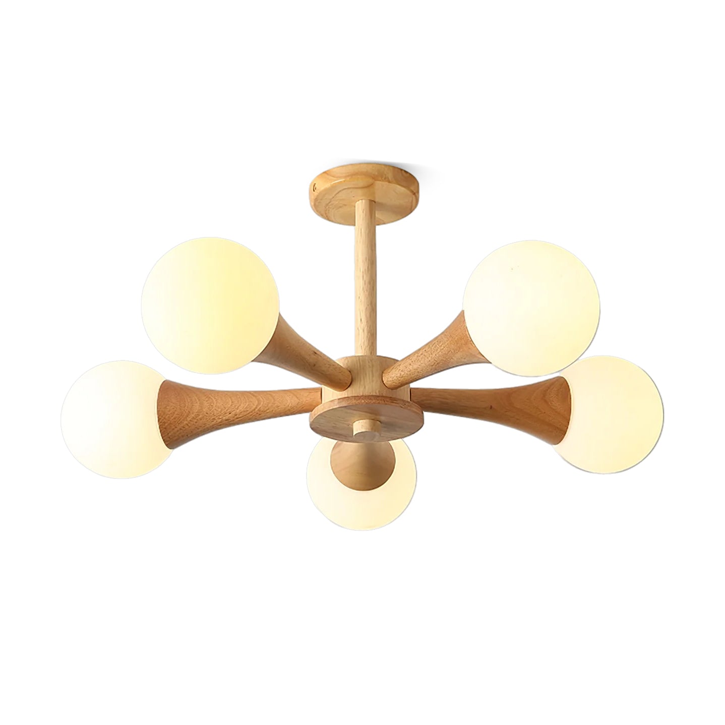 SylvaLume Wooden Pendant Lamp | Elegant Hanging Light | Lersk