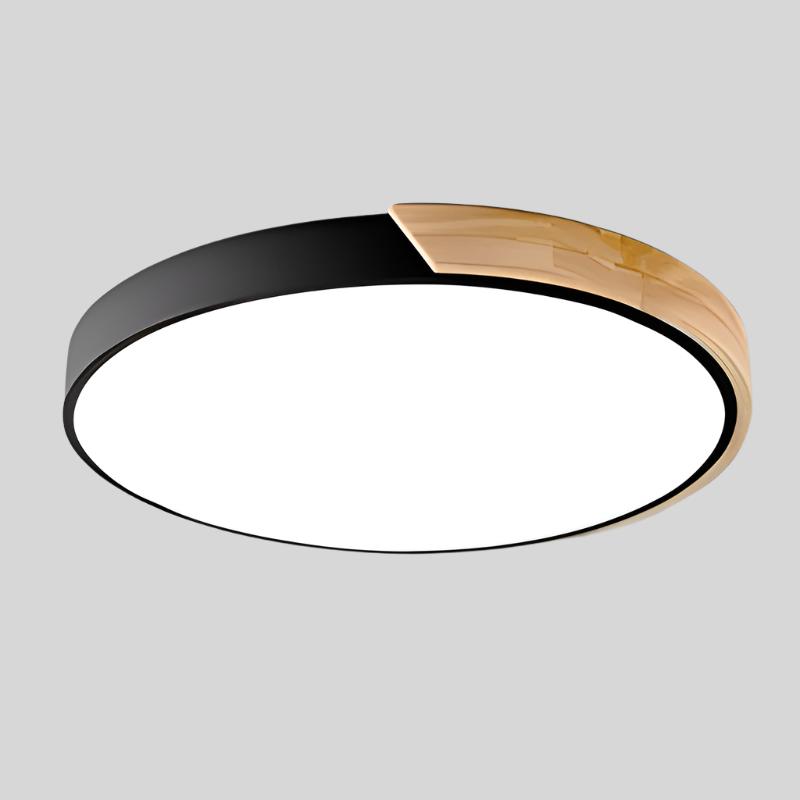 ضوء سقفي دائري LED على الطراز الإسكندنافي بإضاءة ناعمة وتصميم بسيط لغرف النوم ومناطق العمل | Lersk