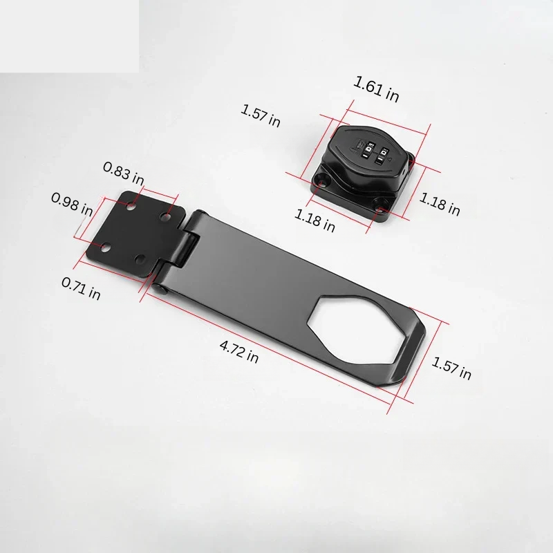 Secure Cabinet Lock With 3 Digit Combination For Keyless Entry Of Drawers And Cabinets | Lersk