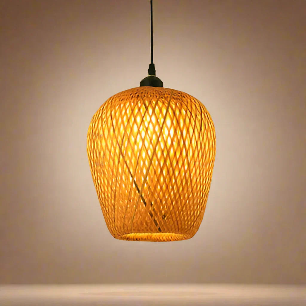 Avela handgefertigter Rattan-Kronleuchter | Lersk