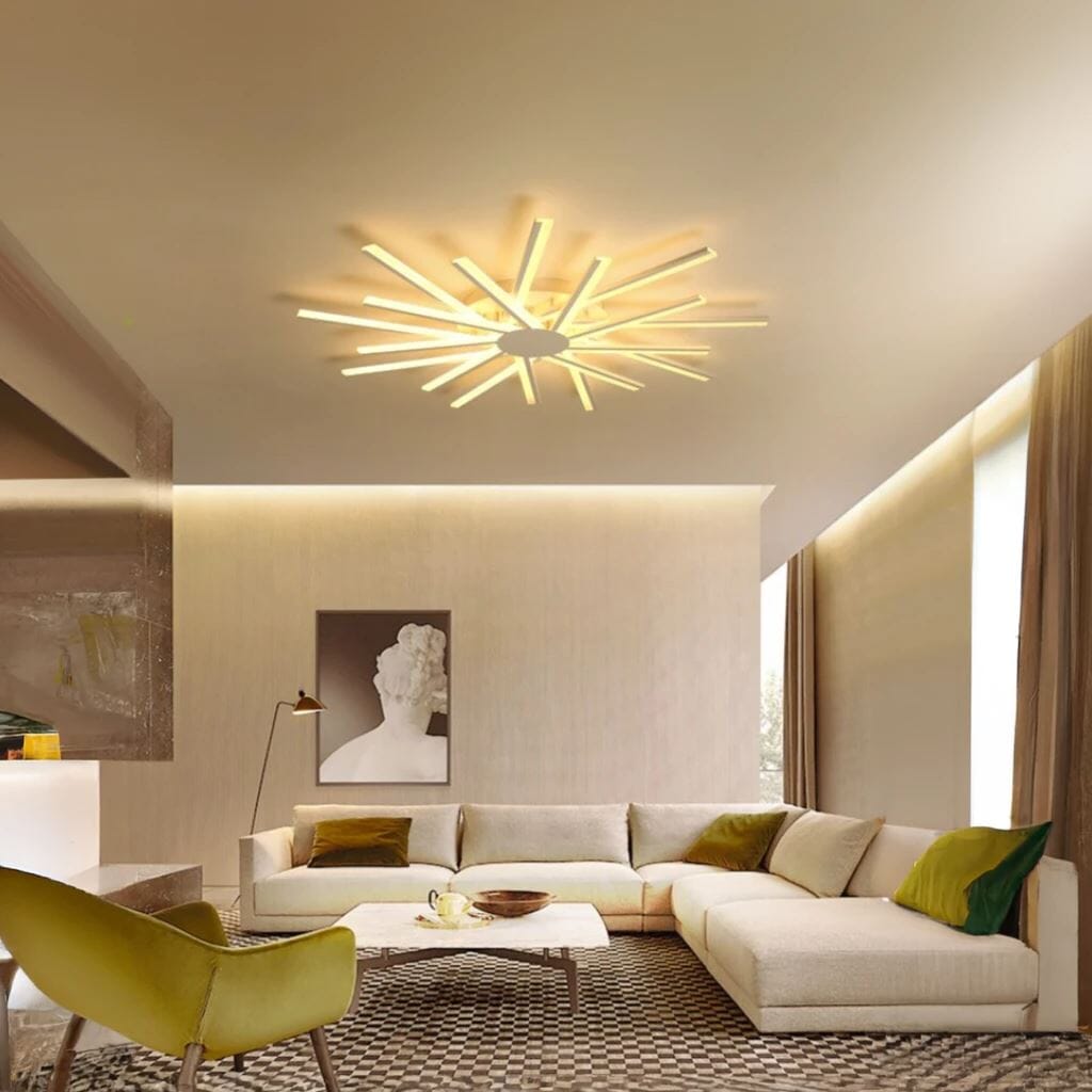 LumaNova Stilfuldt Moderne Akryl Indbygningsloftlampe | Lersk