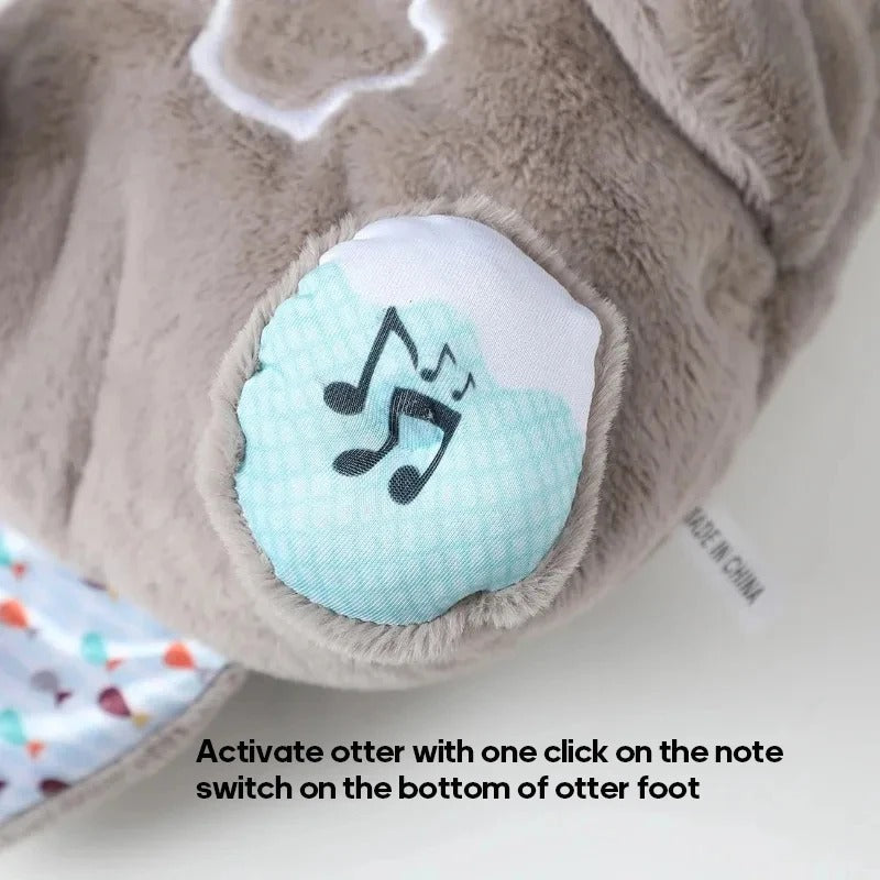 Baby Sleep Otter Plush Babies Calming Breathing Night Light | Lersk