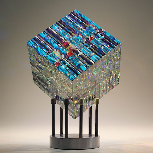 Adornos de Cubo Mágico Fantasía para Decoración Elegante del Hogar y Acentos para Estantes | Lersk