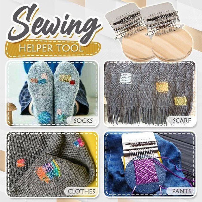 Essential Darning Weaving Loom Kit For Household Sewing And Delicate Repairs Everyday | Lersk