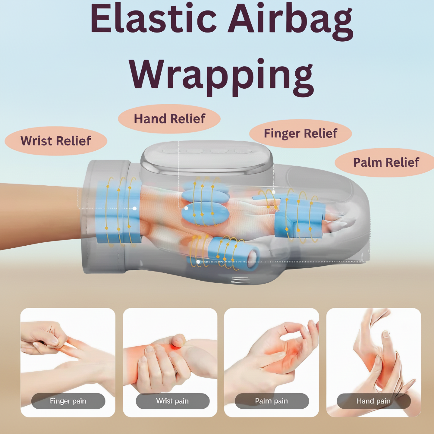 Heat & Knead Hand + Wrist Massager | Lersk
