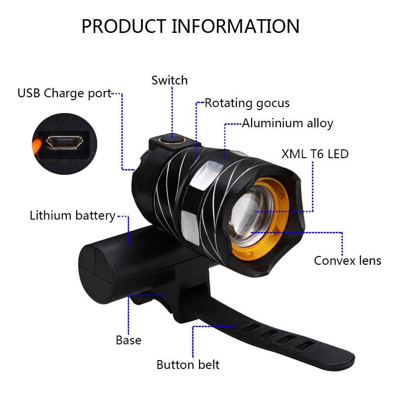 VeloBeam USB Rechargeable 5 Red LEDs Waterproof Bike Light | Lersk