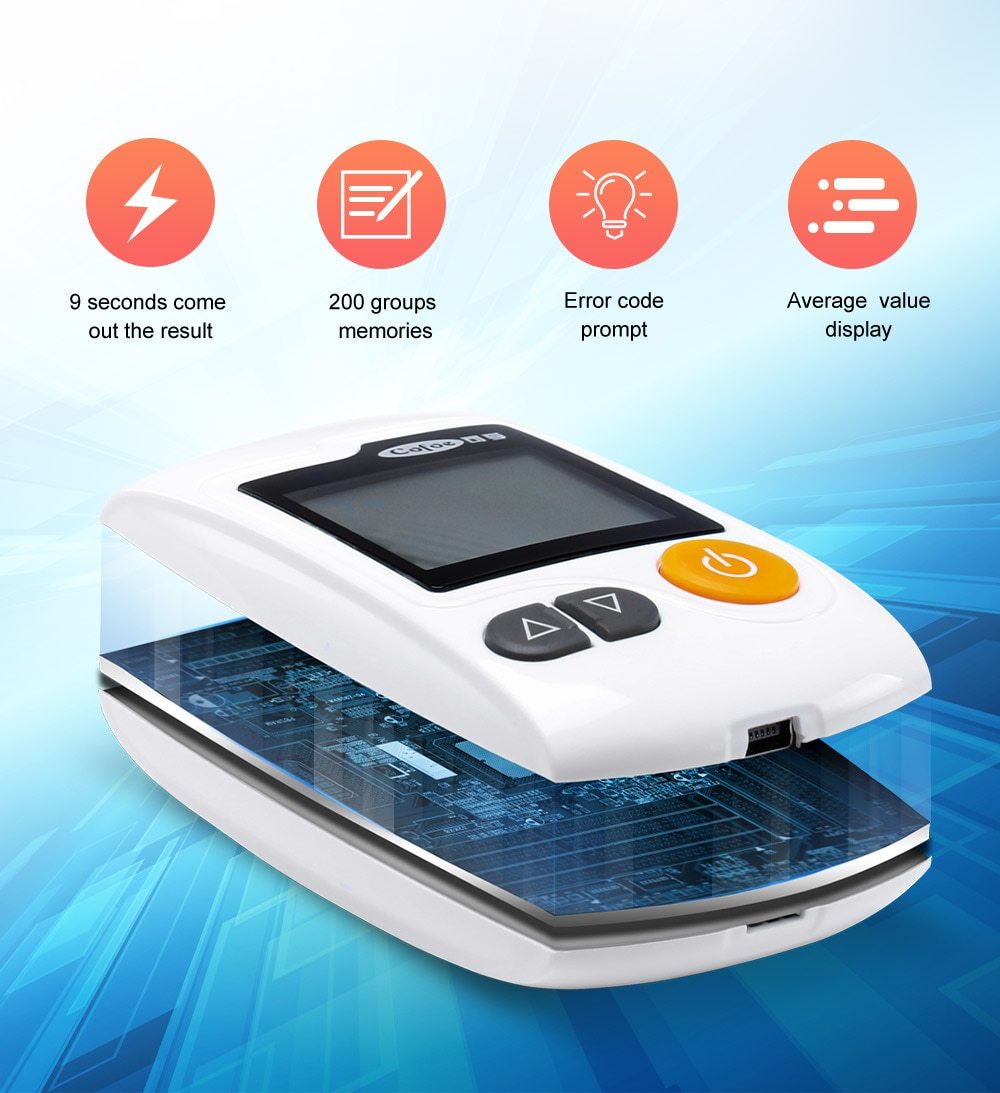 AccuCare glukometr s 100 testovacími proužky pro domácí použití | Lersk