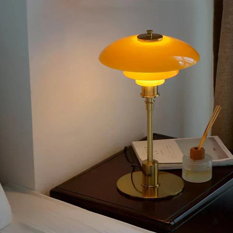 Lampă de birou Asterin Art Deco cu model geometric îndrăzneț | Lersk