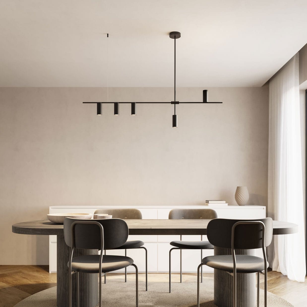 AuroraHalo LED Pendant Lamp With Warm Ambient Light | Lersk