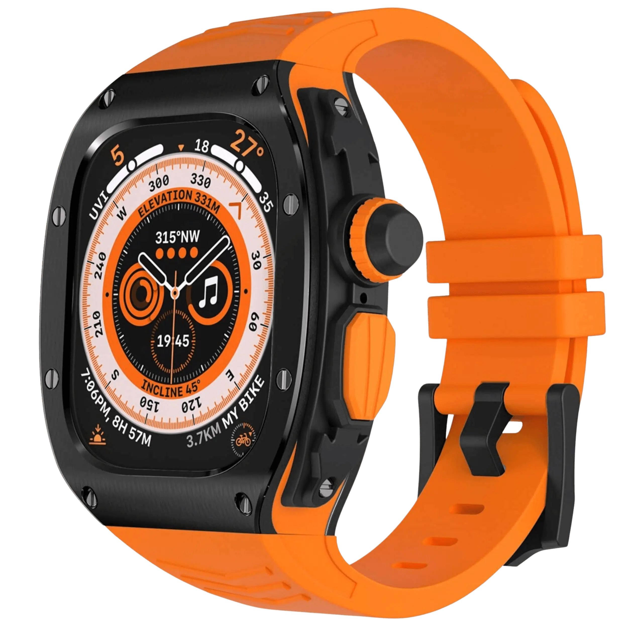Xyra Stainless Case And Silicone Band For Apple Watch Ultra | Lersk