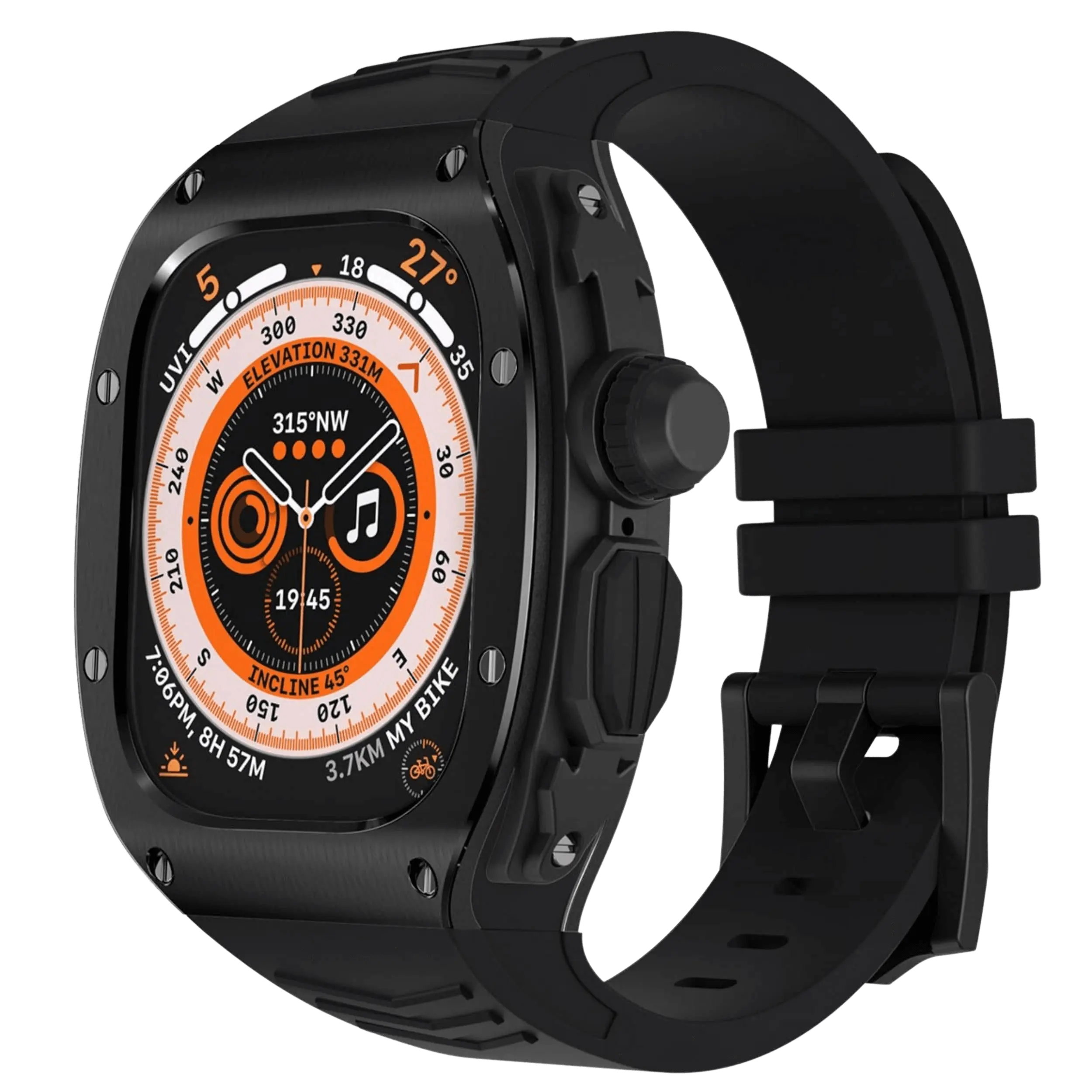 Xyra Stainless Case And Silicone Band For Apple Watch Ultra | Lersk