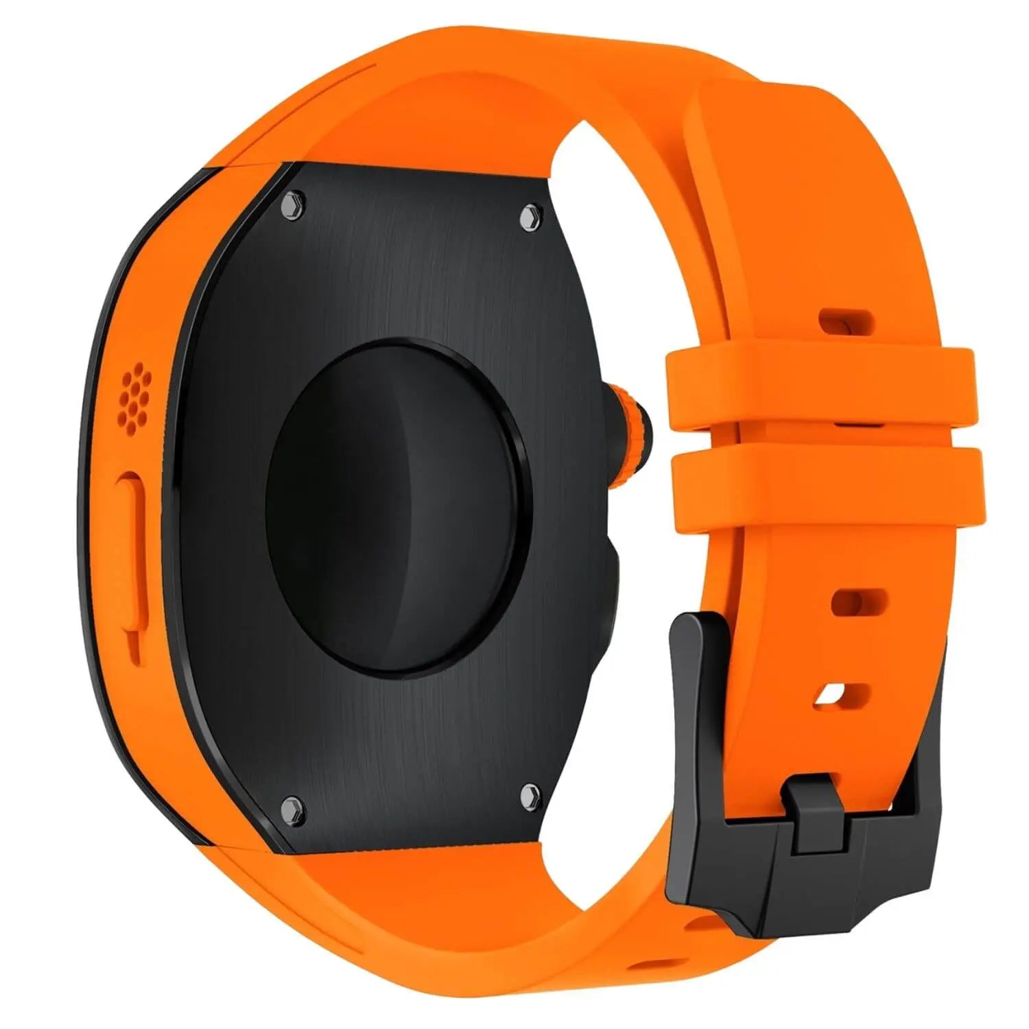 NovaVeil Premium rustfrit stål-etui og silikone-rem til Apple Watch Ultra | Lersk
