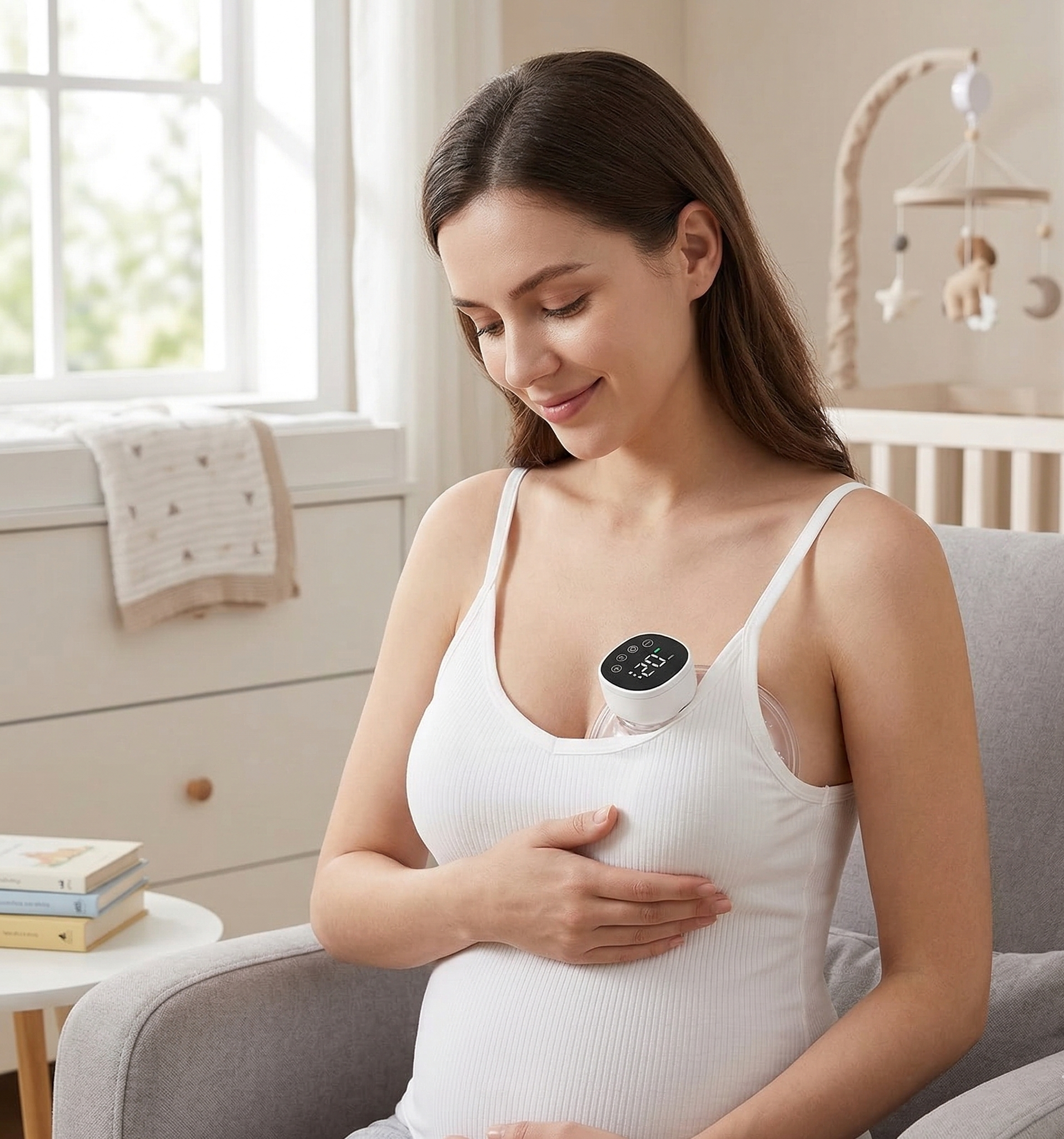 Wearable Hands-Free Breast Pump – 3 Modes & 9 Intensity Levels | Lersk