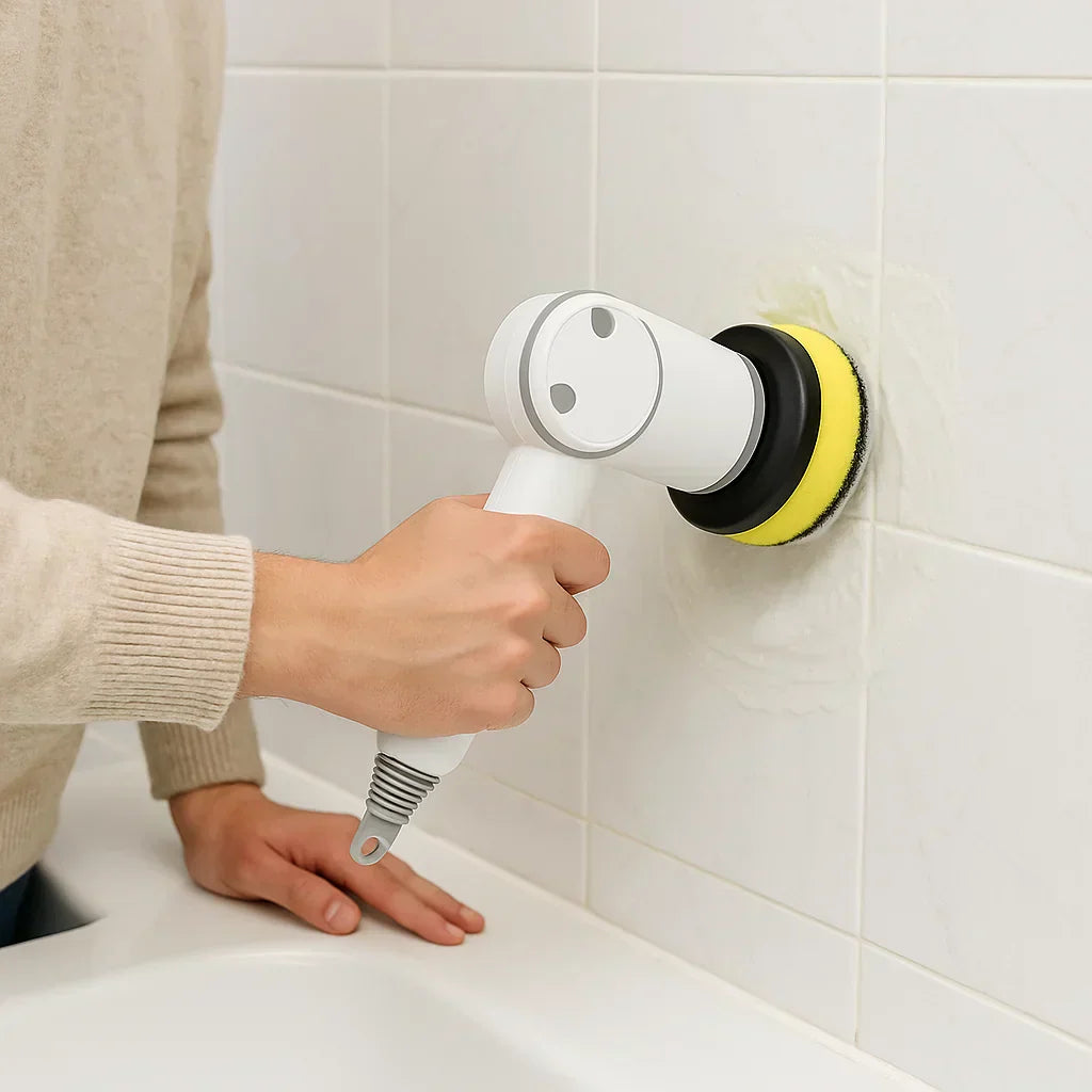 Cordless Electric Scrubber Brush With Rechargeable Battery | Lersk