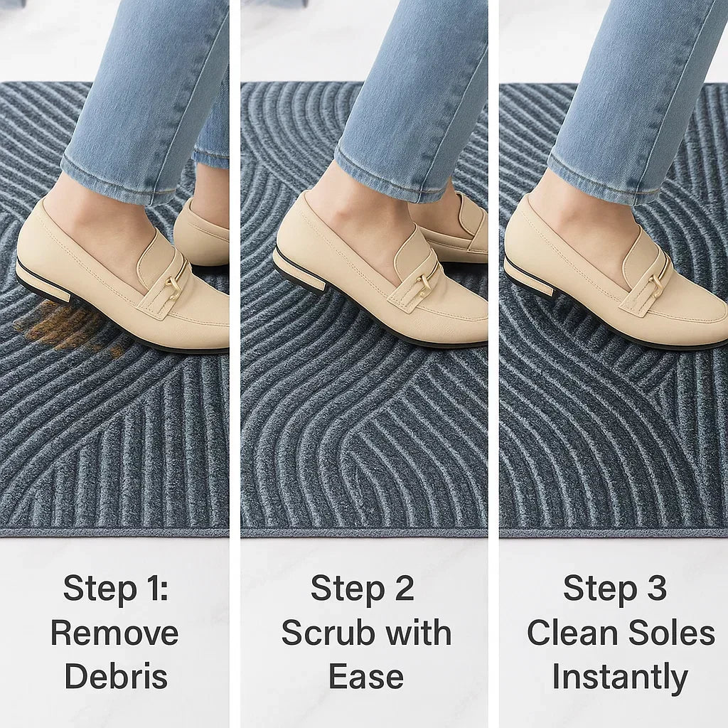 TerraGuard Pro Non-Slip Door Mat For Indoor And Outdoor Use That Traps Dirt | Lersk