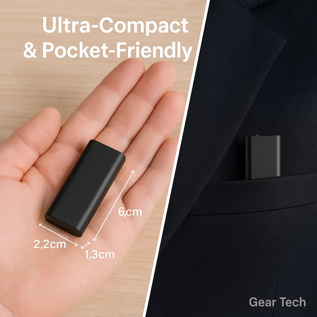 VoxiMini Discreet Voice Recorder With Voice Activation | Lersk
