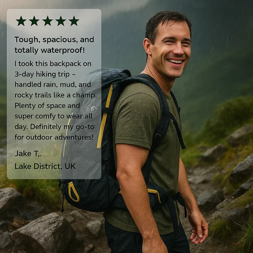 Kavero 40L Waterproof Hiking Backpack With Multiple Pockets | Lersk