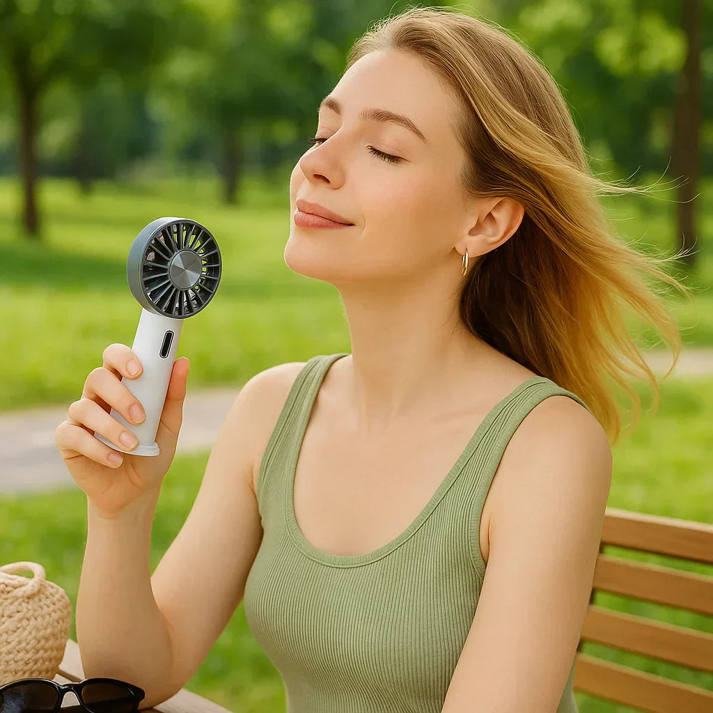 Ventilatore portatile compatto AeroBreeze per raffreddamento casa e ufficio | Lersk