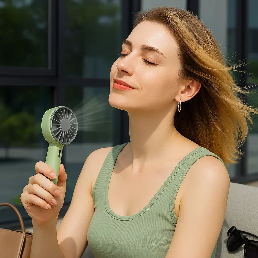Ventilatore portatile compatto AeroBreeze per raffreddamento casa e ufficio | Lersk