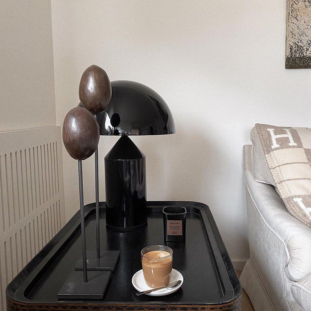 Atollo | Lunaro Sculptural Metal Table Lamp In Italian Style | Lersk