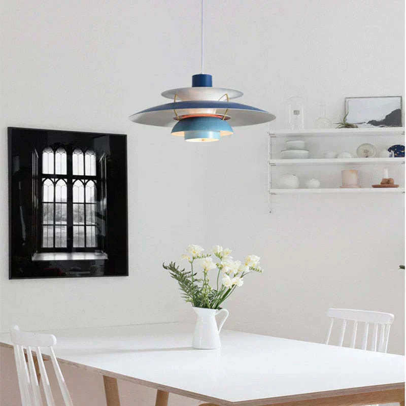 Veralume Modern Colorful Shade LED Pendant Light Fixture | Lersk