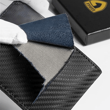 Men's Slim RFID Wallet Leather Card Holder Black For Everyday Carry Essentials Today | Lersk