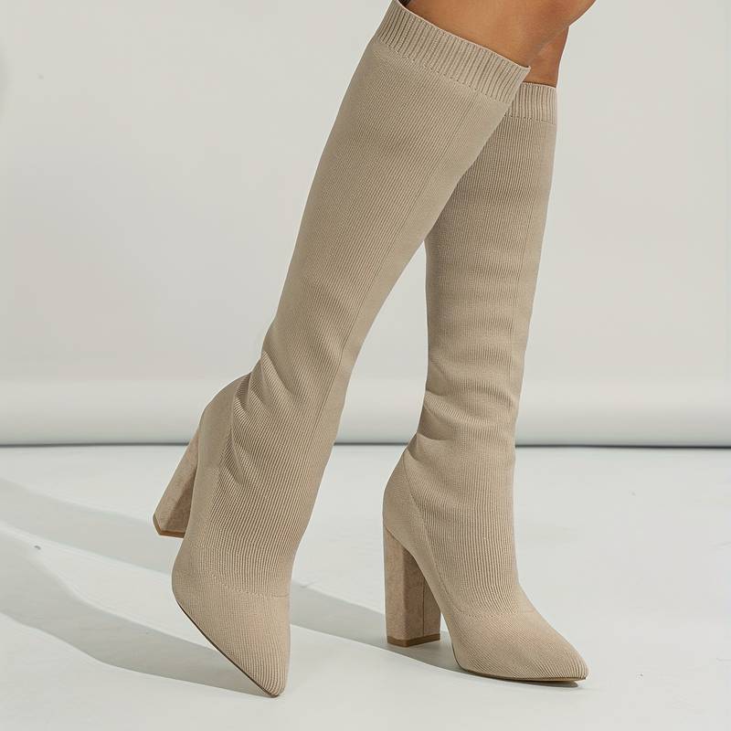 NovaStride Comfort Sock Boots With Plush Heels For All Day | Lersk
