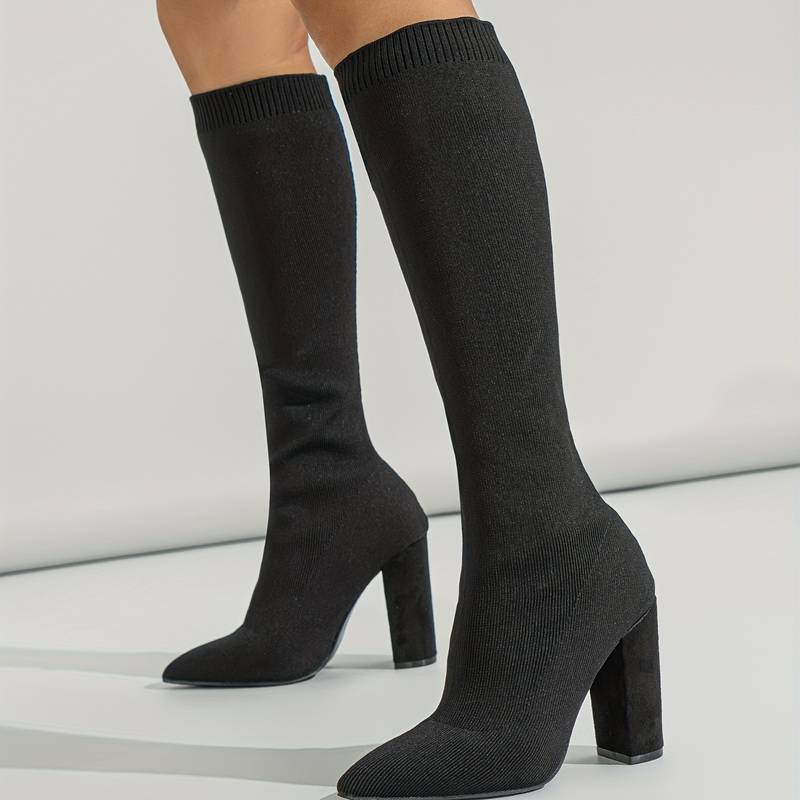NovaStride Comfort Sock Boots With Plush Heels For All Day | Lersk