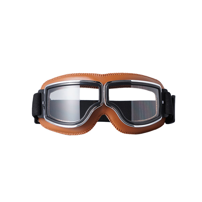RoadRider Vintage Motorcycle Goggles With Interchangeable Lenses And Comfort Padding | Lersk