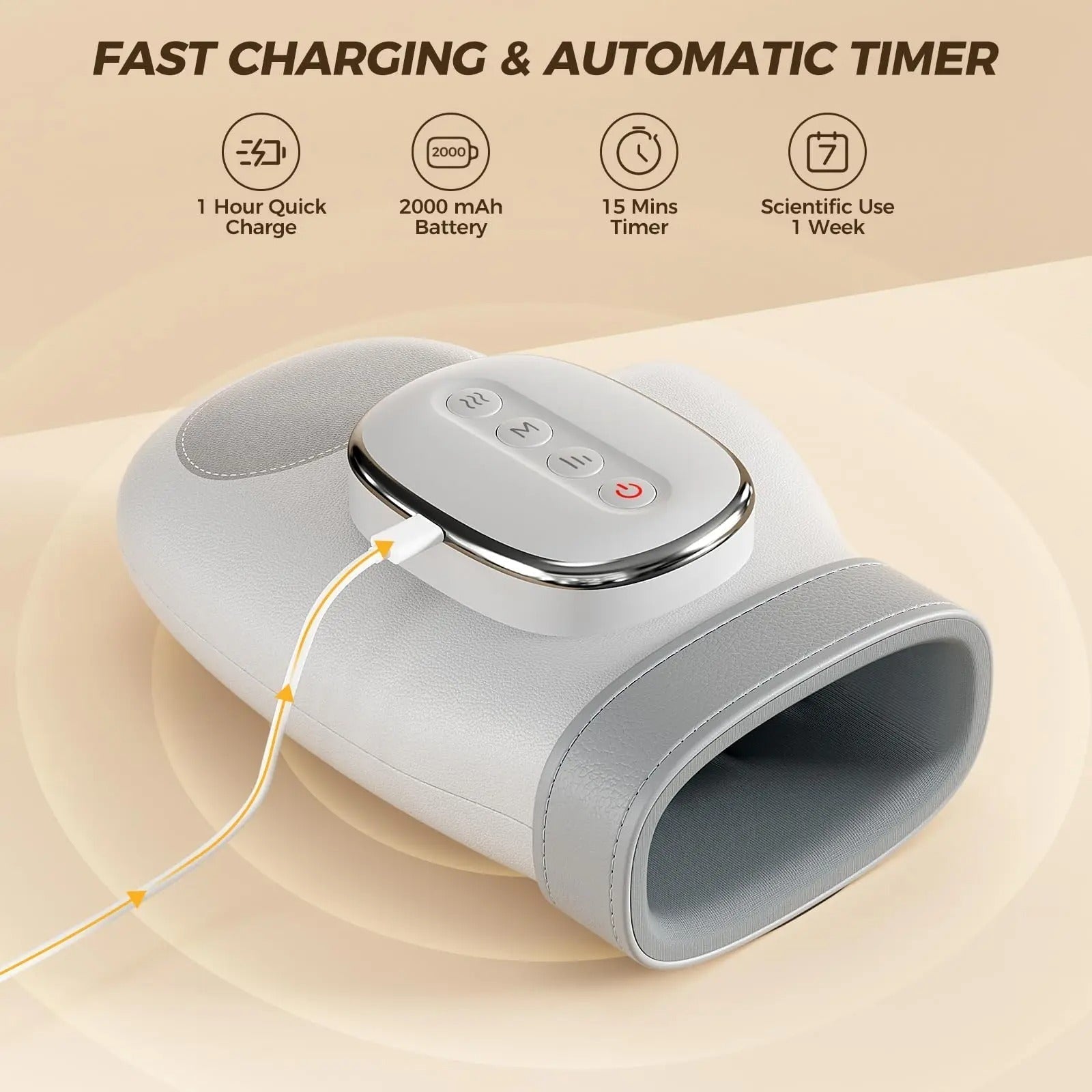 VelaPulse Hand Massager With Heat Compression Therapy | Lersk