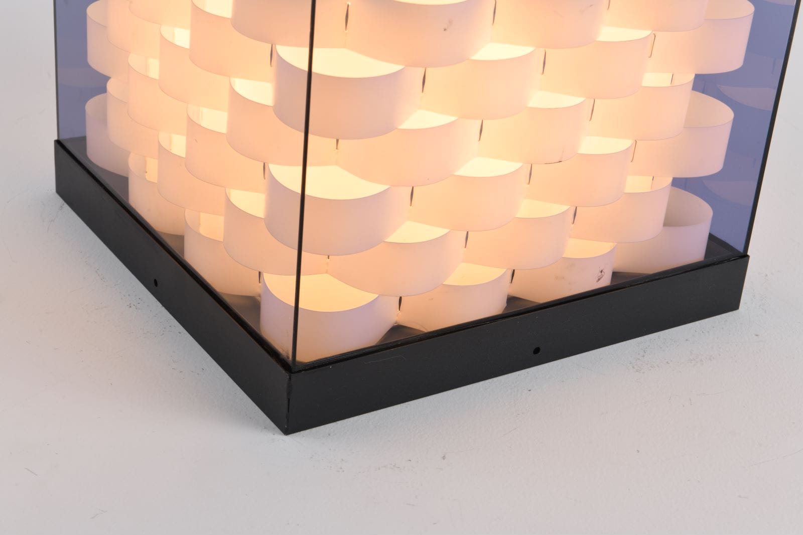 Kirrea | Pletené solární venkovní světlo Cube | Lersk