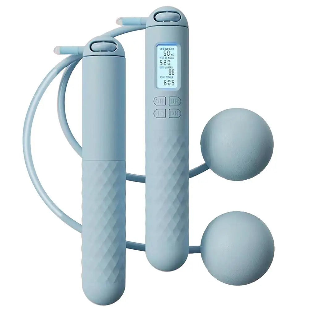 AeroFlex Weighted Cordless Jump Rope with Digital Counter for Cardio Training | Lersk