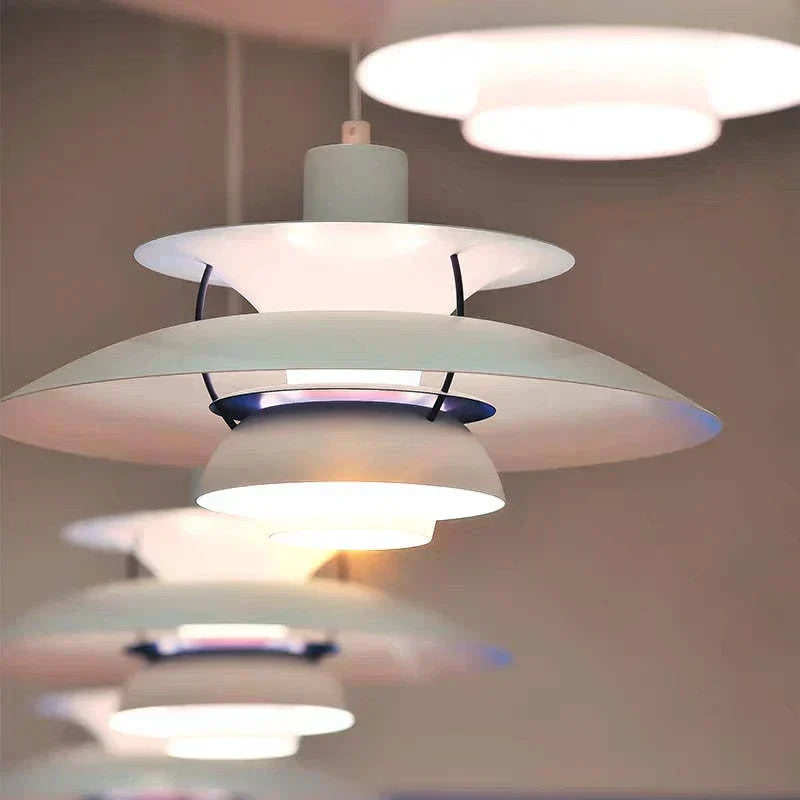 Veralume Modern Colorful Shade LED Pendant Light Fixture | Lersk