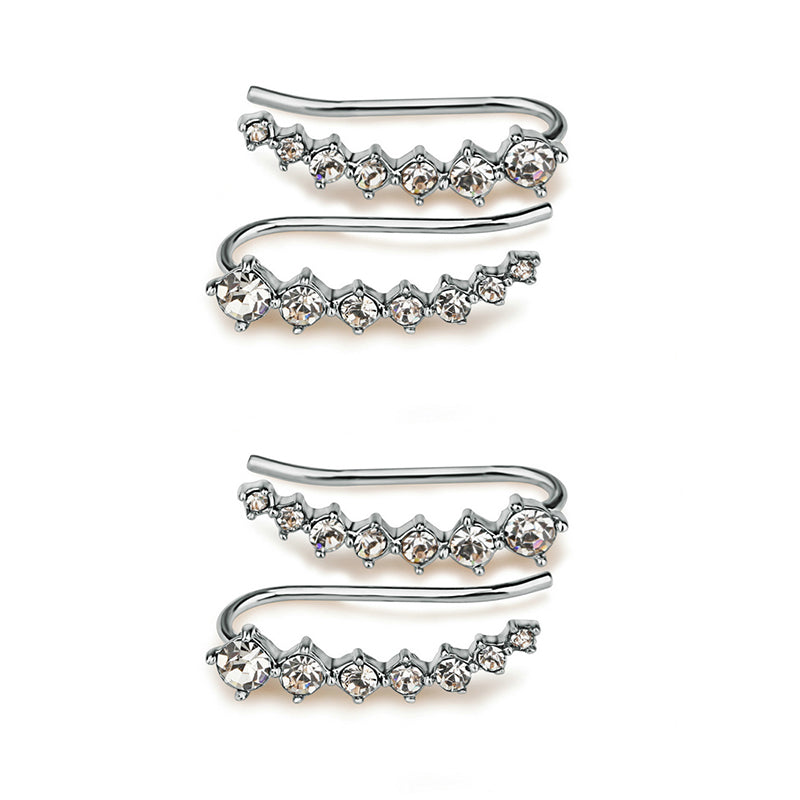 Lunara Seven Star Diamond Earrings | Lersk