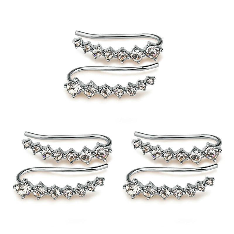 Lunara Seven Star Diamond Earrings | Lersk
