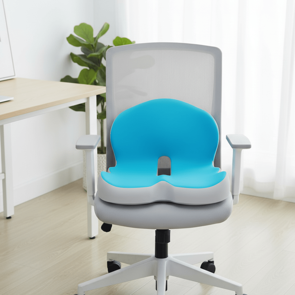 ErgoComfort Sedák Ergonomický Polštář z Paměťové Pěny pro Podporu Zad a Pohodlí | Lersk