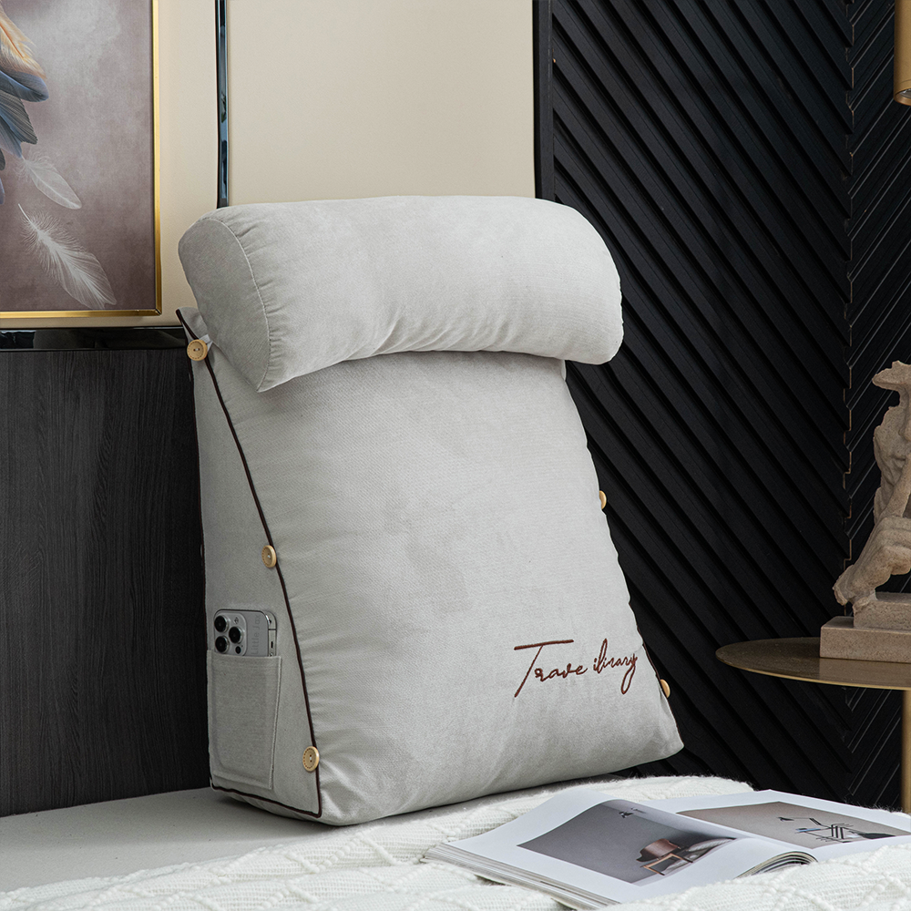 NovaSupport Ergonomic Back Reading Pillow for Bed and Sofa | Lersk