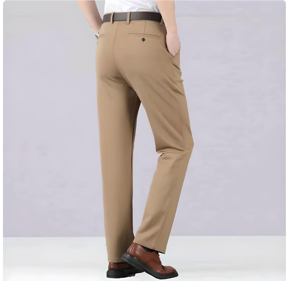 Caldor Slim Stretch Men's Trousers In Classic Style With Flexible Waistband | Lersk