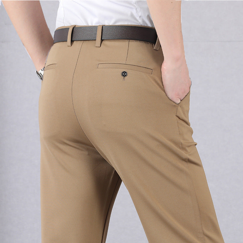 Caldor Slim Stretch Men's Trousers In Classic Style With Flexible Waistband | Lersk